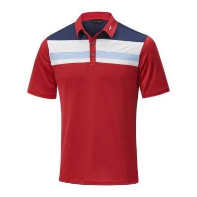 Camisa Mizuno Quick Dry Citizen Polo Hombre - Rojos - Chile M621GLMSCX
